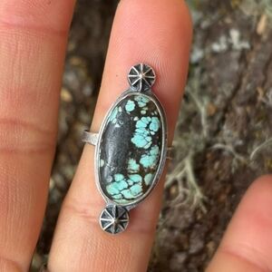 Turquoise Sterling Silver Oval Ring